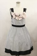 axes femme POETIQUE / リボンデコレーションワンピース M ブラック H-25-06-21-1020-AX-OP-NS-ZH