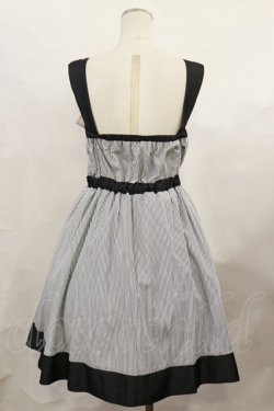 画像2: axes femme POETIQUE / リボンデコレーションワンピース M ブラック H-25-06-21-1020-AX-OP-NS-ZH