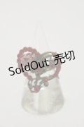 Michal Negrin / 薔薇ハートストーンリング  レッド H-25-06-21-012-LO-AC-KB-ZH