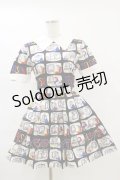 MILK / TELEVISIONワンピース  ブラック H-25-06-21-082-ML-OP-KB-ZH