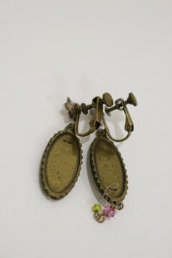 画像2: Michal Negrin / オーバルピクチャーイヤリング  ゴールド H-25-06-21-016-LO-AC-KB-ZH