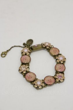 画像1: Michal Negrin / マジカルキャットフラワーブレスレット  ゴールド H-25-06-21-022-LO-AC-KB-ZH