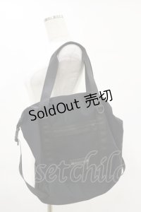 NieR Clothing / メッシュポケットBAG  黒 H-25-06-21-035-PU-BG-KB-ZH