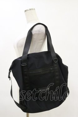 画像1: NieR Clothing / メッシュポケットBAG  黒 H-25-06-21-035-PU-BG-KB-ZH
