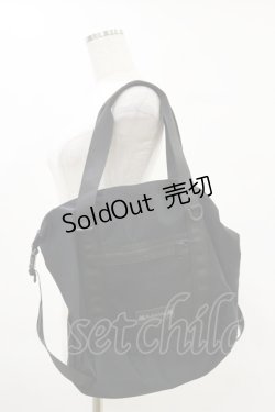 画像1: NieR Clothing / メッシュポケットBAG  黒 H-25-06-21-035-PU-BG-KB-ZH