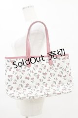 Q-pot. / チェリートートバッグ  白×赤 H-25-06-21-036-QP-BG-KB-ZH