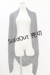 BPN FOR MEN / ドルマンボレロカーデ  グレー H-25-06-21-041-GO-TO-KB-ZH