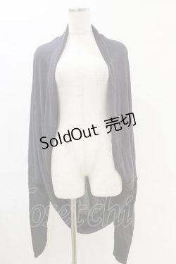 画像1: BPN FOR MEN / ドルマンボレロカーデ  グレー H-25-06-21-041-GO-TO-KB-ZH
