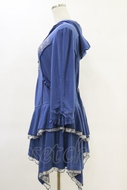 画像3: Ozz oneste / フード付き薔薇刺繍ZIPジャケット  青 H-25-06-21-043-OO-JA-KB-ZH