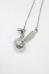 NieR Clothing / BUNNY 3D PENDANT  シルバー H-25-06-22-078-PU-AC-KB-ZH