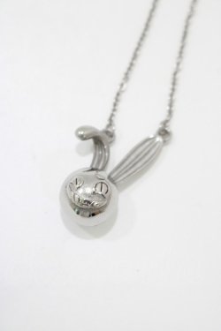 画像1: NieR Clothing / BUNNY 3D PENDANT  シルバー H-25-06-22-078-PU-AC-KB-ZH