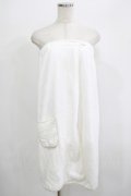 NieR Clothing / ターバン付き巻くバスタオル  白 H-25-06-22-081-PU-ZA-KB-ZH