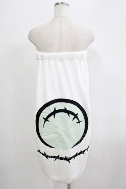 画像2: NieR Clothing / ターバン付き巻くバスタオル  白 H-25-06-22-081-PU-ZA-KB-ZH