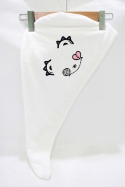 画像3: NieR Clothing / ターバン付き巻くバスタオル  白 H-25-06-22-081-PU-ZA-KB-ZH