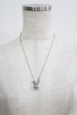 画像2: NieR Clothing / BUNNY 3D PENDANT  シルバー H-25-06-22-004-PU-AC-KB-ZH