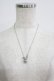 画像2: NieR Clothing / BUNNY 3D PENDANT  シルバー H-25-06-22-004-PU-AC-KB-ZH (2)