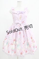 Angelic Pretty / リリカルパーティーおでかけジャンパースカートSet Free ラベンダー H-25-06-23-001-AP-OP-NS-ZH