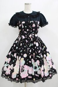 Angelic Pretty / TOY PARADEワンピース Free ブラック H-25-06-23-021-AP-OP-NS-ZH