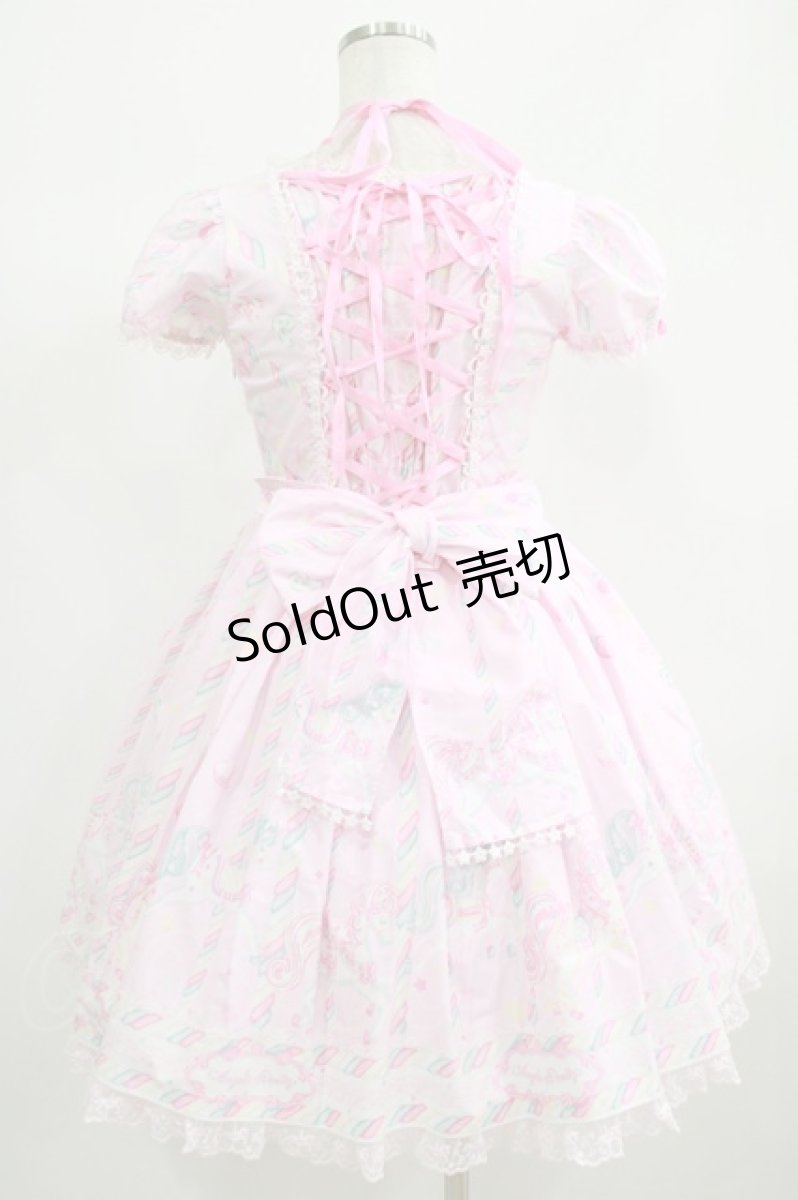 画像3: Angelic Pretty / シュガーリィカーニバルワンピース Free ピンク H-25-06-23-022-AP-OP-NS-ZH (3)