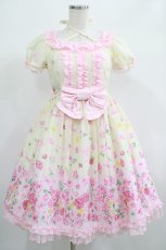 画像1: Angelic Pretty / Powder Roseワンピース Free イエロー H-25-06-23-026-AP-OP-NS-ZH (1)