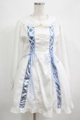 Jamie エーエヌケー / チャイナワンピース M オフ/サックス H-25-06-23-034-LO-OP-NS-ZH