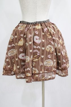 画像3: Angelic Pretty / Melty Creamドーナツスカート Free ブラウン H-25-06-23-037-AP-SK-NS-ZH
