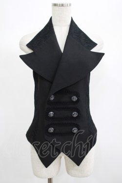 画像1: ALICE and the PIRATES / フィアラルベスト Mens ブラック H-25-06-23-038-PA-JA-NS-ZH