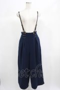 an another angelus / 釦留めサスペンダー付きワイドパンツ Free NAVY H-25-06-23-043-CA-PA-NS-ZH