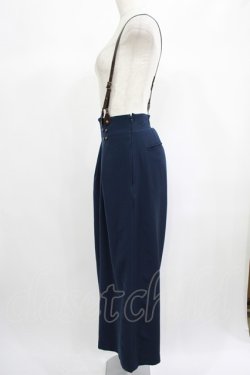 画像2: an another angelus / 釦留めサスペンダー付きワイドパンツ Free NAVY H-25-06-23-043-CA-PA-NS-ZH