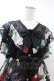 画像4: Triple fortune / 薔薇3段ティアードワンピース  ブラック H-25-06-23-1039-EL-OP-KB-ZH (4)