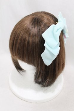 画像1: Cerise / ベルベットリボンバレッタ  アイスブルー H-25-06-23-1006-LO-AC-KB-ZH
