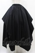 ATELIER BOZ / ランダムロングスカート  黒 H-25-06-23-1041-EL-SK-KB-ZH