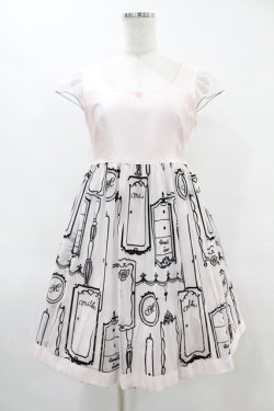 画像1: MILK / Sweet's doorドレス  ベビーピンク H-25-06-23-1047-ML-OP-KB-ZH