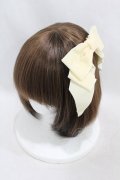 Cerise / ベルベットリボンバレッタ  アイボリー H-25-06-23-1007-LO-AC-KB-ZH