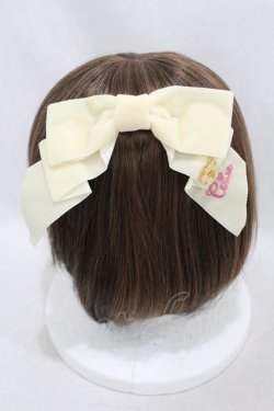 画像2: Cerise / ベルベットリボンバレッタ  アイボリー H-25-06-23-1007-LO-AC-KB-ZH