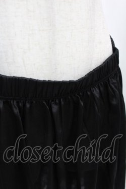 画像3: MARBLE / フリルペチコート  黒スター柄 H-25-06-23-1055-GO-SK-KB-ZH
