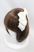 Cerise / ベルベットリボンバレッタ  オフホワイト H-25-06-23-1009-LO-AC-KB-ZH
