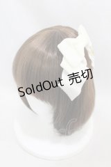 Cerise / ベルベットリボンバレッタ  オフホワイト H-25-06-23-1009-LO-AC-KB-ZH
