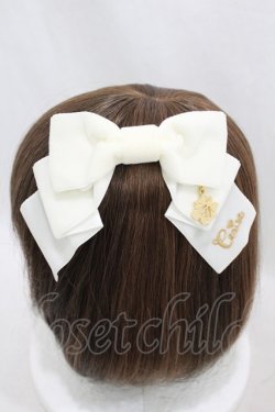 画像2: Cerise / ベルベットリボンバレッタ  オフホワイト H-25-06-23-1009-LO-AC-KB-ZH