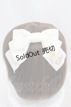 画像2: Cerise / ベルベットリボンバレッタ  オフホワイト H-25-06-23-1009-LO-AC-KB-ZH