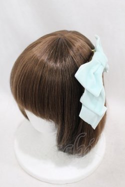 画像1: Cerise / ベルベットリボンバレッタ  アイスブルー H-25-06-23-1010-LO-AC-KB-ZH