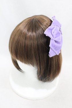 画像1: Cerise / ベルベットリボンバレッタ  ラベンダー H-25-06-23-1011-LO-AC-KB-ZH