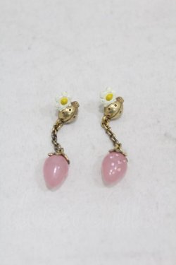 画像2: Jane Marple / ストロベリーピアス＆リング  ピンク H-25-06-23-1020-JM-AC-KB-ZH