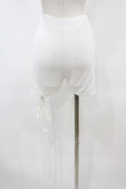 画像2: lilLilly / クロスリボンショートパンツ  WHITE H-25-06-23-1027-LO-PA-KB-ZH