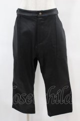 Na+H / サイドベルトパンツ  ブラック H-25-06-23-1028-PU-PA-KB-ZH