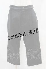Na+H / サイドベルトパンツ  ブラック H-25-06-23-1028-PU-PA-KB-ZH