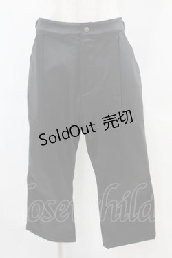 画像1: Na+H / サイドベルトパンツ  ブラック H-25-06-23-1028-PU-PA-KB-ZH