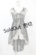 Vallee lys / フィッシュテールレースジレ  黒 H-25-06-23-1032-0-TO-KB-ZH
