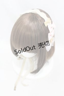画像1: Emily Temple cute / マルチリボンヘアピース  アイボリー H-25-06-23-1005-ET-AC-KB-ZH