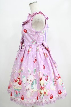 画像2: Angelic Pretty / リリカルパーティーおでかけジャンパースカートSet Free ラベンダー H-25-06-23-001-AP-OP-NS-ZH